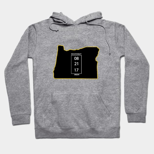 Oregon Solar Eclipse Hoodie by jpforrest